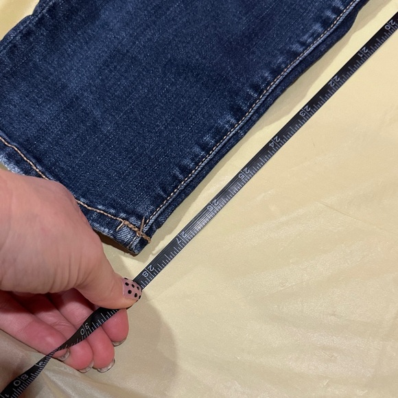 American Eagle Outfitters Women's Dark Blue Skinny Jeans Size 4 - Picture 7 of 7